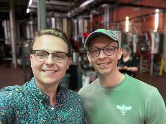 Jacques & Simeon at the Brooklyn Brewery