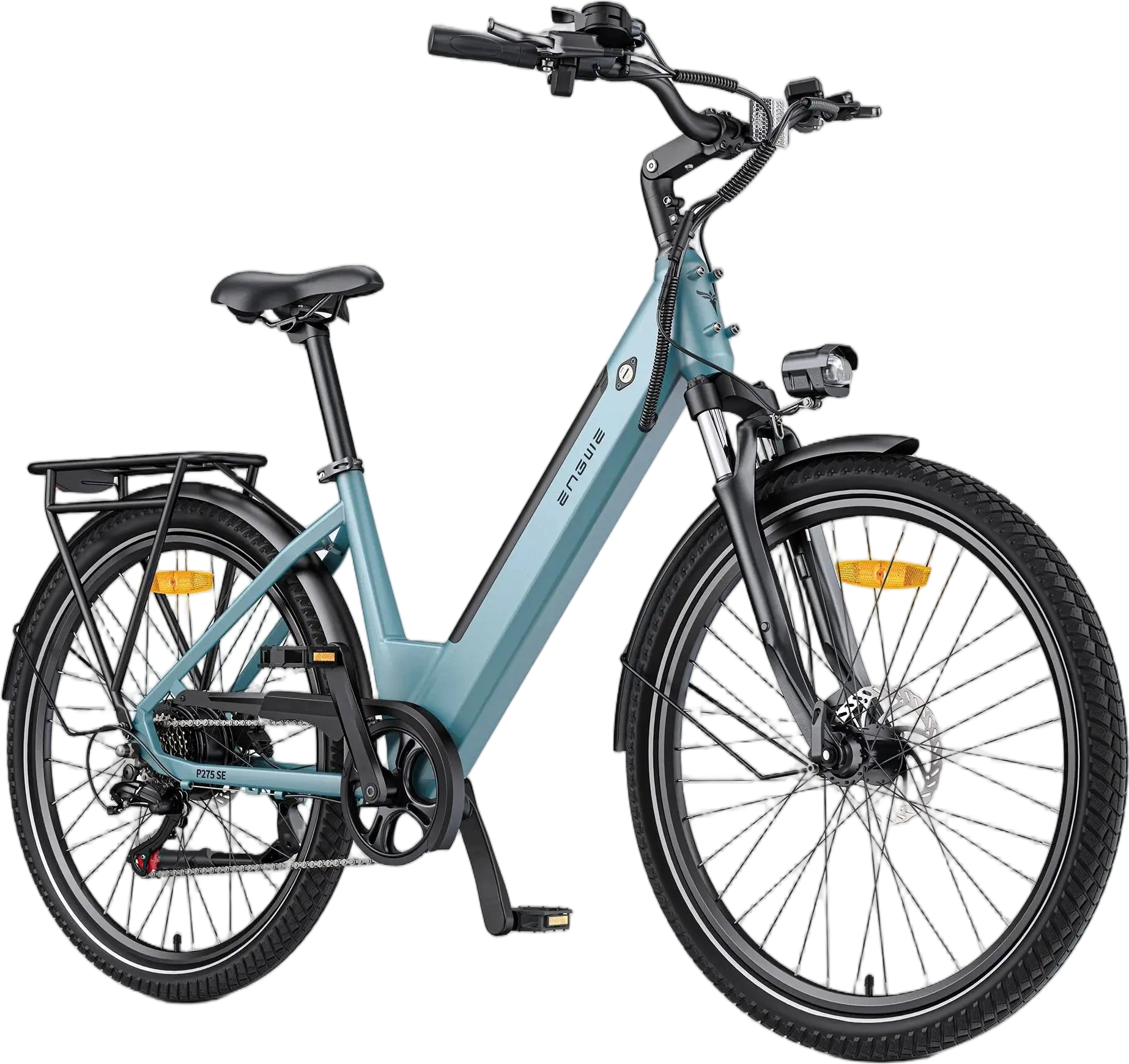 ENGWE P275 SE electric commuter bike, side profile