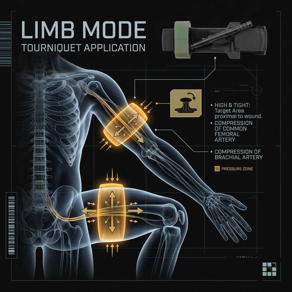 LST Limb Mode - Extremity Tourniquet Application