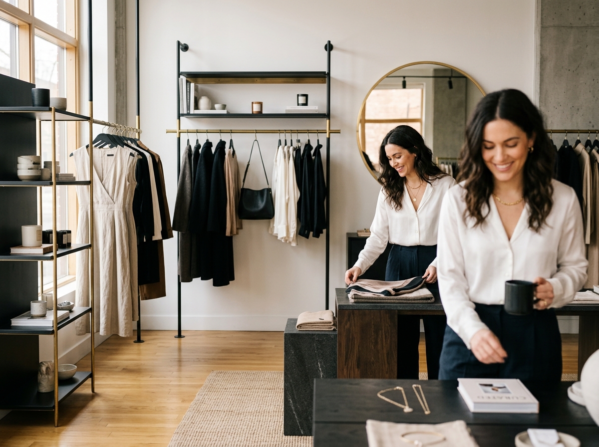 Boutique Interieur — premium Einkaufserlebnis
