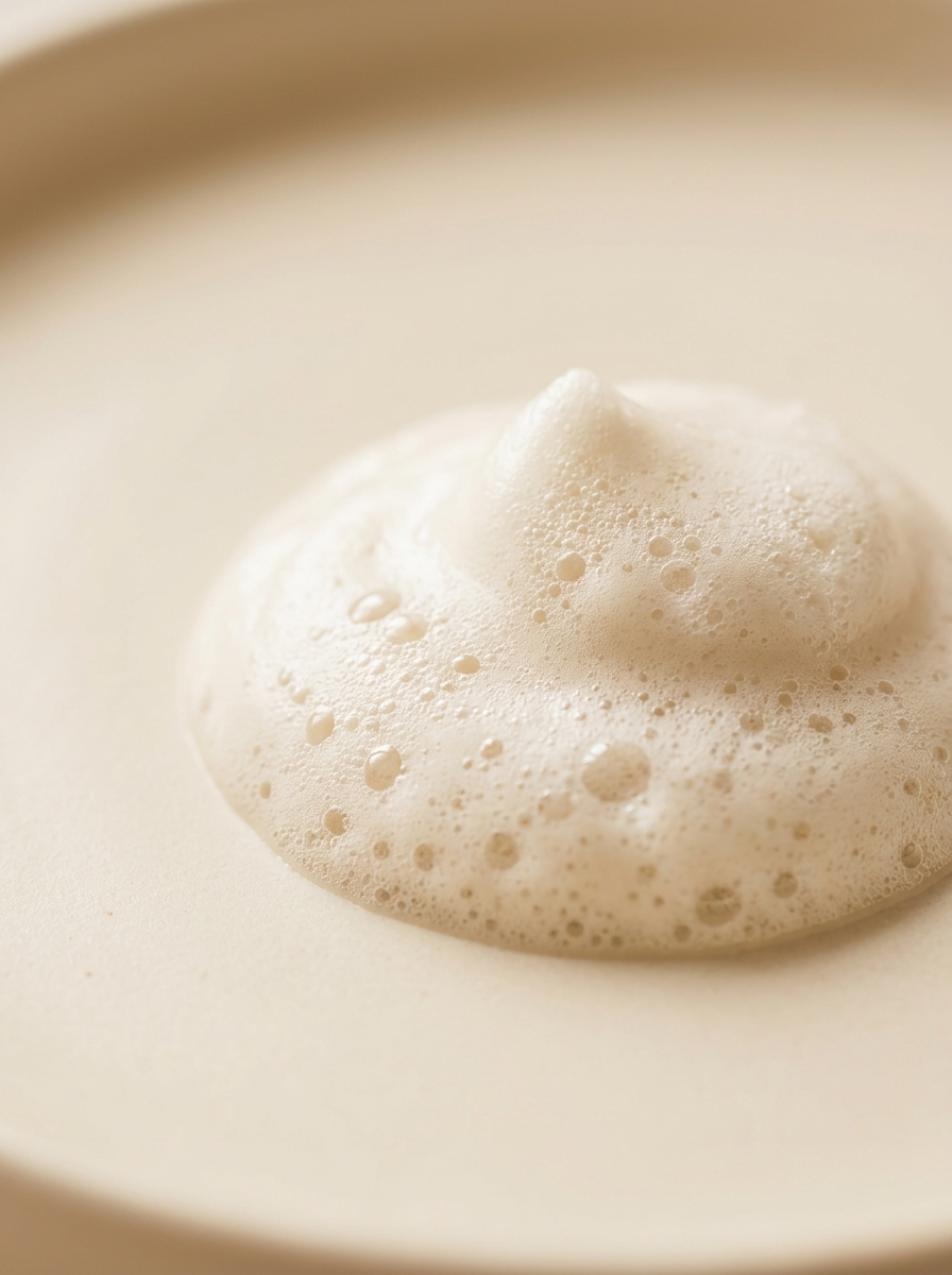 Cleanser foam texture