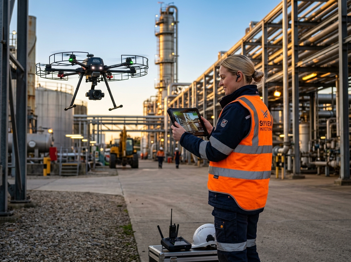 Commercial drone operator Sarah Martinez