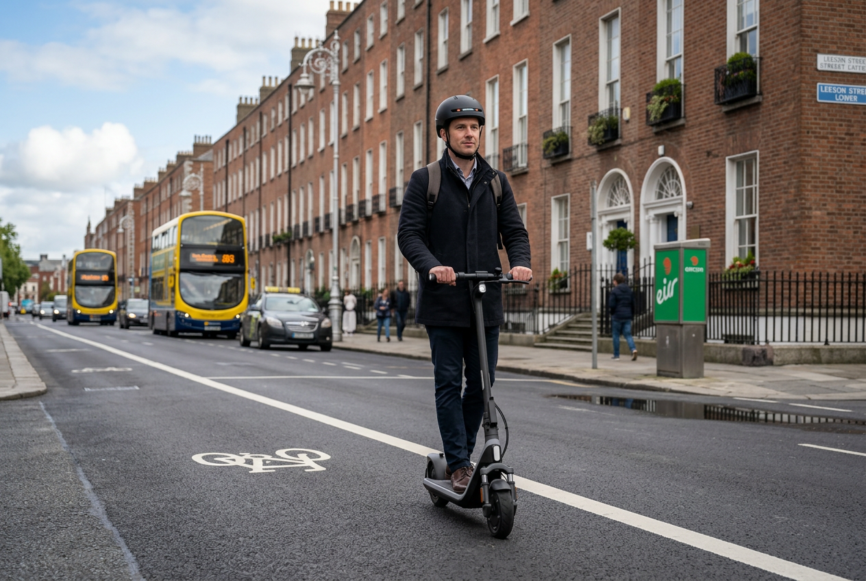 Segway Road Legal Electric Scooter Commuting in Dublin