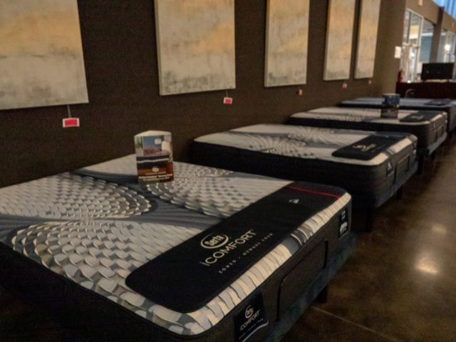 Furniture Fair Western Hills mattress display area