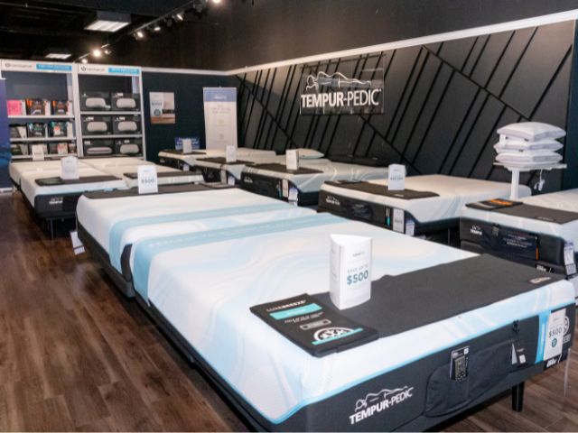 Furniture Fair Eastgate Sleep Center showroom interior